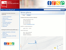 Tablet Screenshot of bip.frse.org.pl